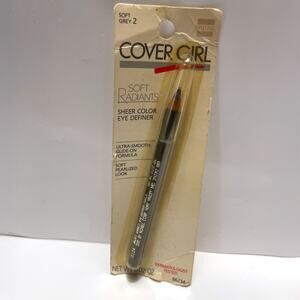 COVERGIRL NIB VTG Soft Radiants Sheer Color Eye Definer Pencil in Soft Grey